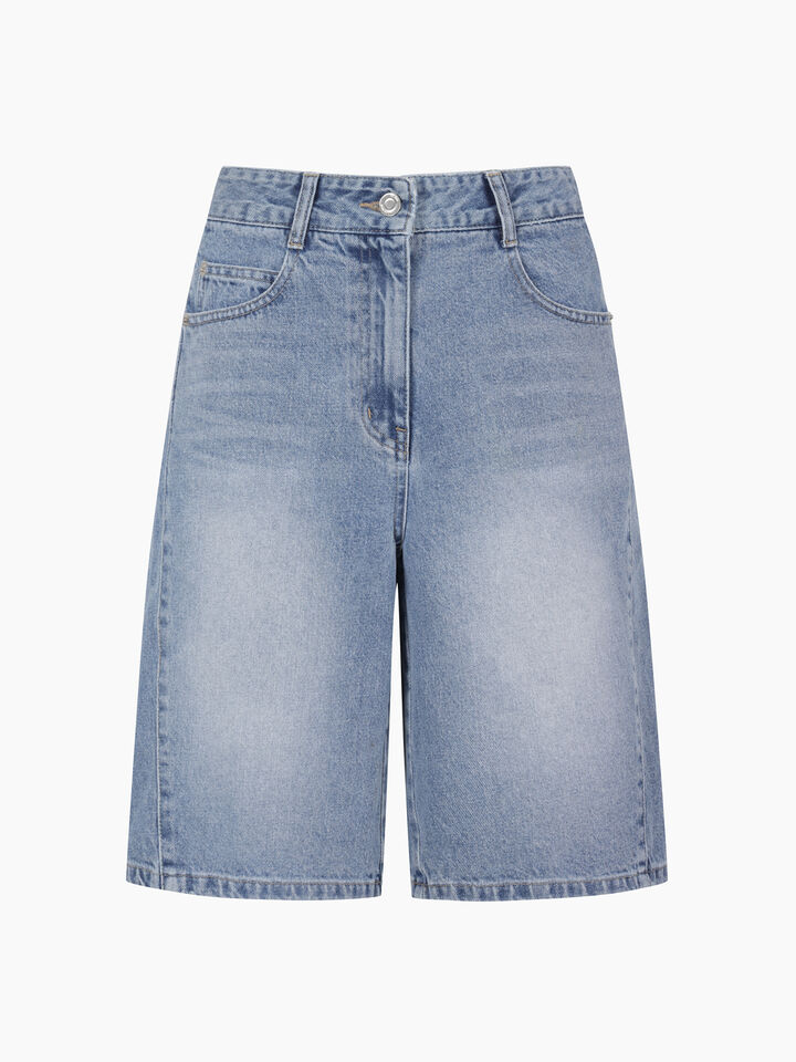 Blue jean bermudas - sisley k women - Blue | Sisley K image number 1